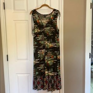 Lucky Brand XL midi dress